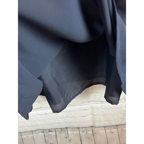 ROAMAN'S navy blue sequins beaded sleeveless top blouse tunic size 34W - Picture 5 of 7